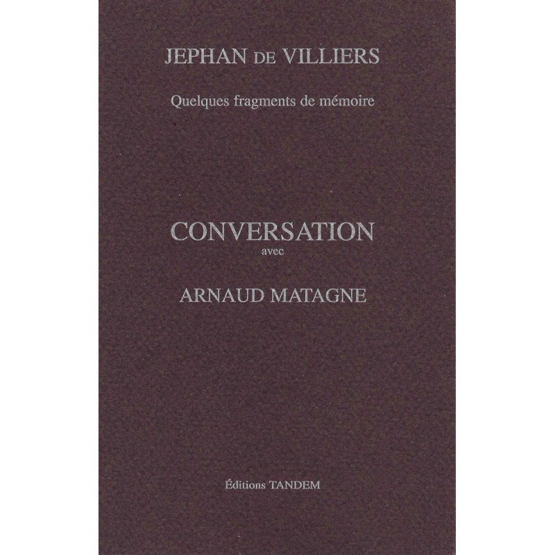 DE VILLIERS  Jephan - Arnaud Matagne