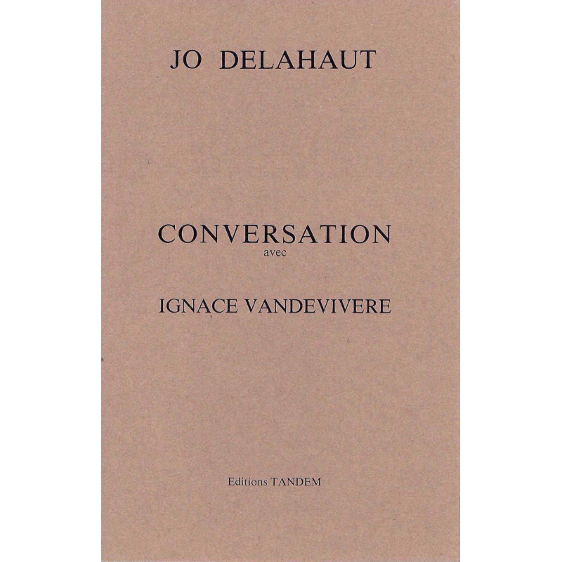 DELAHAUT Jo - Ignace Vandevivere