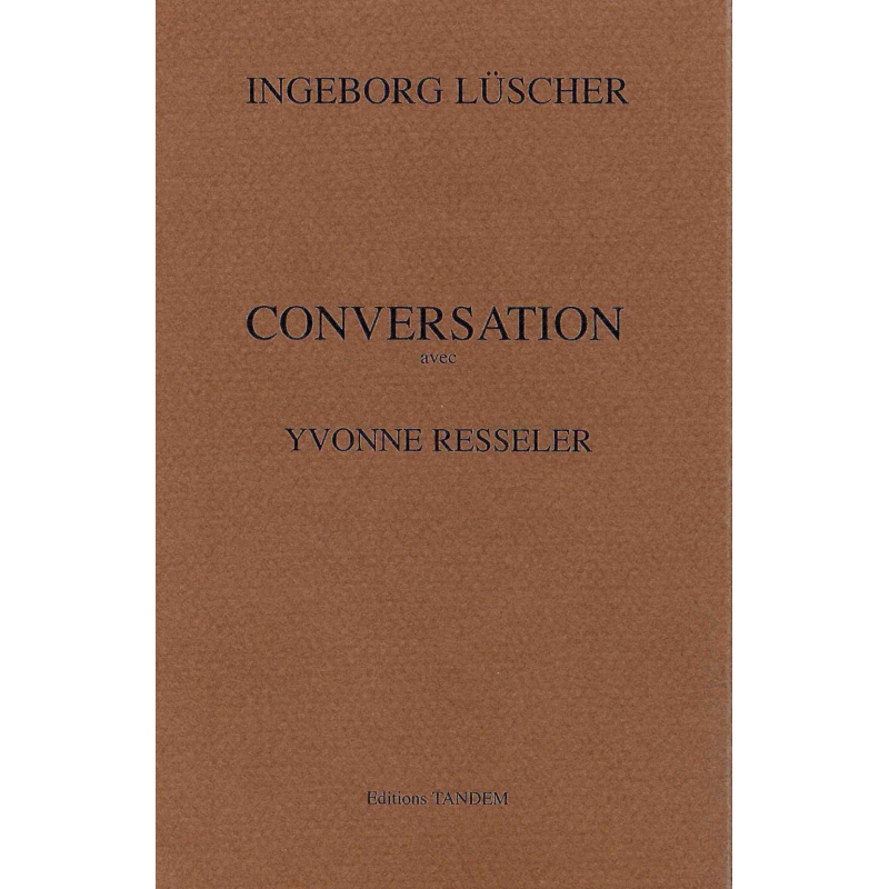 LÜSCHER Ingeborg - Yvonne Resseler