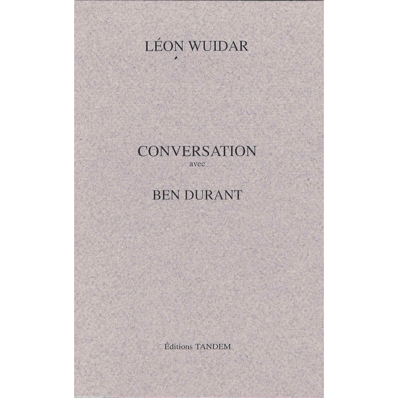 WUIDAR Léon - Ben Durant